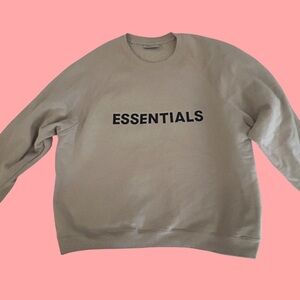 Fear of God Essentials Men's Dark Grey crewneck Sz XL